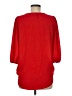 Buttons Red 3/4 Sleeve Blouse Size M - photo 2