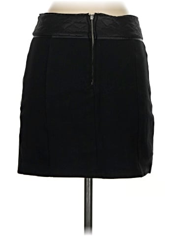 Hoss Intropia Faux Leather Skirt (view 2)