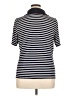 Ava & Viv Stripes Blue Short Sleeve Top Size 1X - photo 2