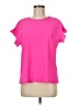 Chicwish 100% Polyester Pink Short Sleeve Top Size M - photo 1