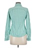 Unbranded Checkered-gingham Green Long Sleeve Button-Down Shirt Size M (estimated) - photo 2