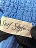 Surf Style Polka Dots Blue Shorts Size L - photo 3