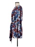 Rhode 100% Viscose Floral Red Blue Casual Dress Size 6 - photo 5
