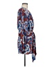 Rhode 100% Viscose Floral Red Blue Casual Dress Size 6 - photo 4