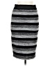 Suzy Shier Stripes Gray Casual Skirt Size M - photo 1