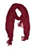 Unbranded 100% Polyester Burgundy Red Scarf One size - photo 1
