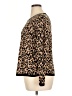 Chico's 100% Rayon Animal Print Brown Pullover Sweater Size XL (3) - photo 5