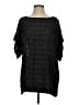 Eileen Fisher Black Short Sleeve Blouse Size XS - photo 1