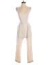 ASTR The Label Metallic Ivory Jumpsuit Size S - photo 1