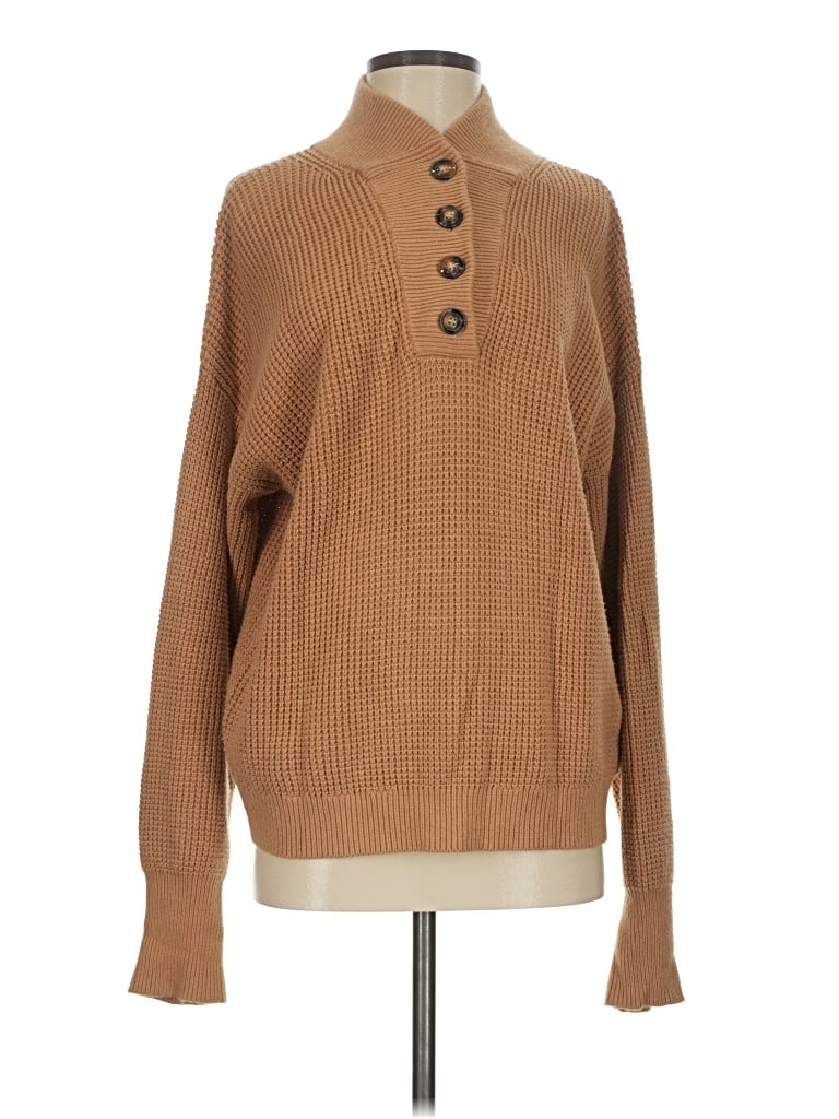 Pre-owned Lunya Pullover Sweater In Brown