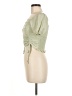 Shein Green Short Sleeve Top Size 6 - photo 5