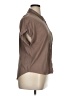 Moa Moa Solid Brown Short Sleeve Blouse Size XL - photo 4