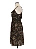 D'Closet 100% Polyester Print Brown Casual Dress Size M (estimated) - photo 5