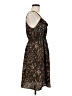 D'Closet 100% Polyester Print Brown Casual Dress Size M (estimated) - photo 4