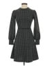 Ann Taylor Houndstooth Gray Casual Dress Size 2 (petite) - photo 1