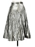 Gap Metallic Silver Formal Skirt Size 00 - photo 2