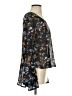 Moon 100% Polyester Black Long Sleeve Blouse Size S - photo 4