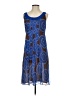 Tory Burch Graphic Blue Cocktail Dress Size 4 - photo 1