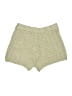 Blu Pepper 100% Polyester Tweed Green Shorts Size M - photo 2
