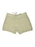 Blu Pepper 100% Polyester Tweed Green Shorts Size M - photo 1