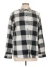 Natural Reflections Gray Long Sleeve Button-Down Shirt Size L - photo 1