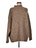 Coco + Carmen Brown Turtleneck Sweater Size Med - XL - photo 1
