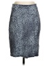 J. McLaughlin Print Blue Casual Skirt Size 2 - photo 1