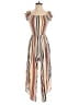 J for Justify Stripes Ivory Jumpsuit Size S - photo 1