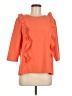 Michelle McDowell Orange 3/4 Sleeve Blouse Size M - photo 1