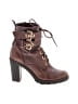 Guess 100% Leather Brown Ankle Boots Size 9 - photo 1