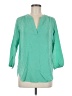 Amanda Uprichard 100% Silk Green Blouse Size M - photo 1