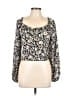 Sienna Sky 100% Polyester Gold Long Sleeve Blouse Size L - photo 1