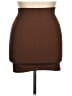 Unbranded Solid Brown Casual Skirt Size XL - photo 1