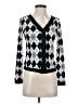 Shein Argyle Black Cardigan Size XS - photo 1