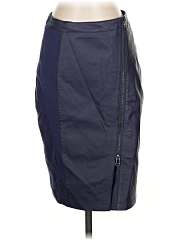 MY TRIBE Leather Skirt (view 1)