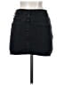 Unbranded Solid Black Denim Skirt Size S - photo 2