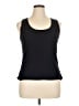 Joan Vass 100% Cotton Black Sleeveless Top Size 14 (3) - photo 1
