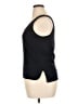 Joan Vass 100% Cotton Black Sleeveless Top Size 14 (3) - photo 5