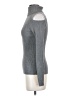 Theory Gray Long Sleeve Top Size S - photo 5