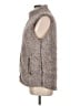 Thread & Supply 100% Polyester Gray Faux Fur Vest Size L - photo 5