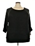 Alyx Black 3/4 Sleeve Top Size 3X - photo 1