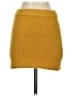 Flat White Yellow Wool Skirt Size XS - photo 1