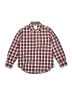 Crewcuts Outlet 100% Cotton Checkered-gingham Red Long Sleeve Button-Down Shirt Size 6-7 - photo 1