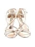 Badgley Mischka Metallic Silver Gold Sandals Size 8 - photo 2