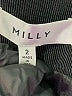 Milly 100% Nylon Silver Formal Skirt Size 2 - photo 4