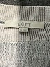 Ann Taylor LOFT 100% Cotton Plaid Gray Pullover Sweater Size S - photo 7