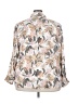 Tamara H. Print Ivory Long Sleeve Blouse Size 3X - photo 2