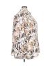 Tamara H. Print Ivory Long Sleeve Blouse Size 3X - photo 4