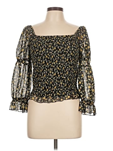 I.N. San Francisco 3/4 Sleeve Blouse (view 1)
