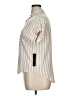 Moa Moa 100% Rayon Stripes Ivory Short Sleeve Blouse Size XL - photo 5